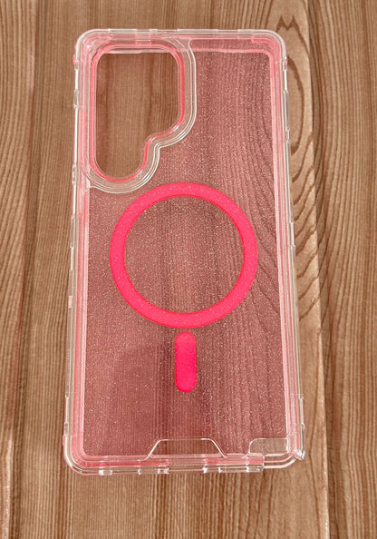 Case 360 3en1  MagSafe brillo escarcha premium iPhone 13/14/15 6.1