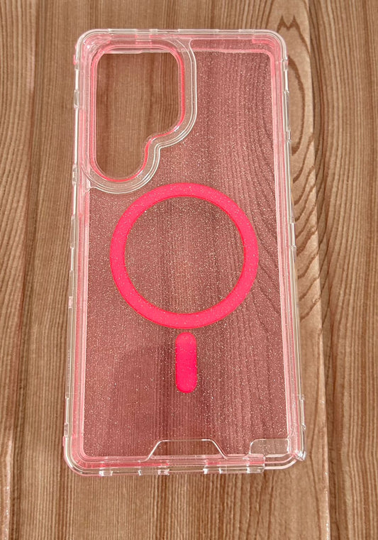 Case 360 3en1  MagSafe brillo escarcha premium iPhone 16 6.1