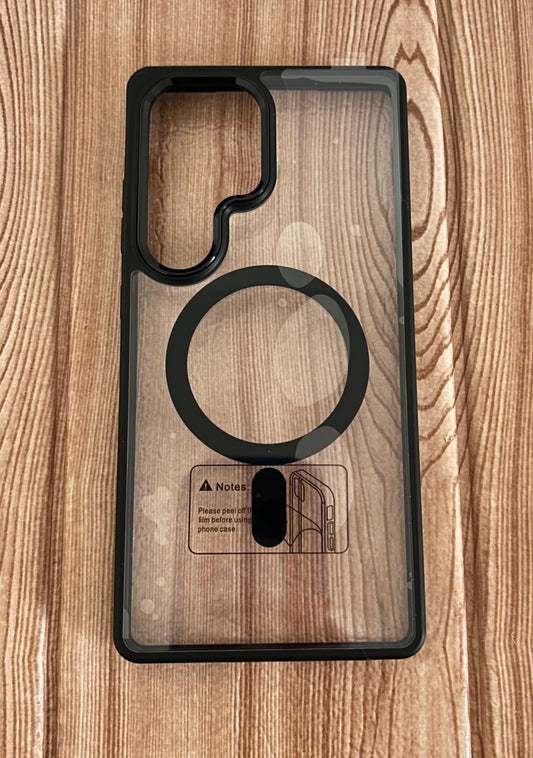 Case MagSafe bordes  premium for Samsung s25 ultra