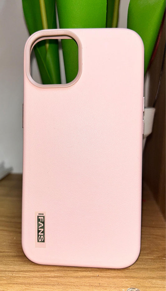 Case de cuero color entero iPhone 13/14/15 6.1