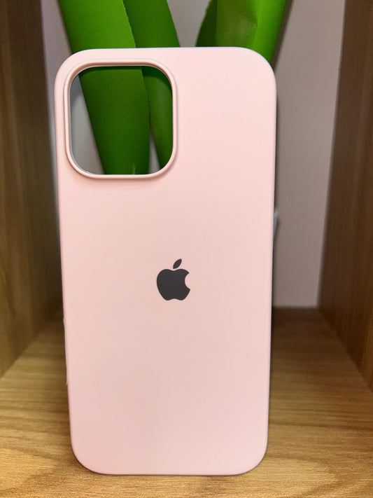 Case silicona gamuzado logo apple for iPhone 16 pro max