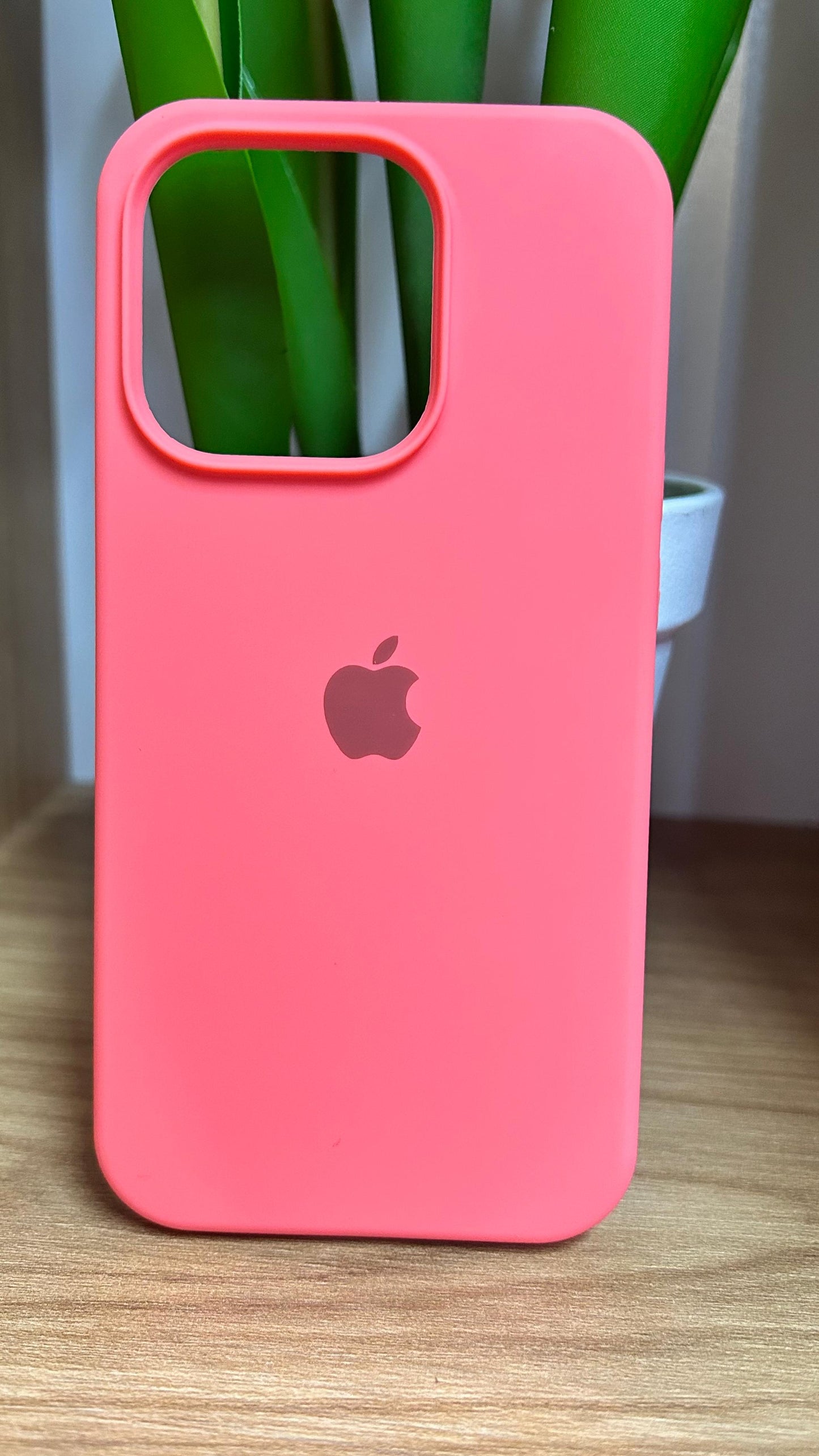 Case silicona gamuzado logo apple for iPhone 15 pro 6.1