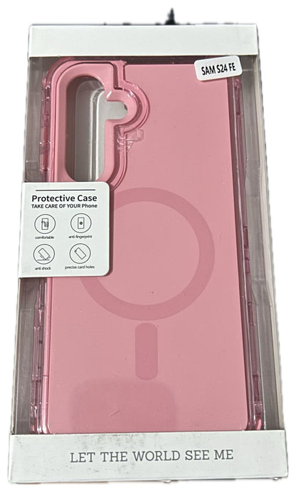 CASE BIRLLO 360 3en1 JELLY MAGASAFE GAMUZADO  Samsung s24 fe
