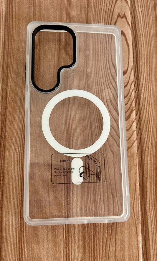 Case MagSafe bordes  premium for Samsung s25 ultra