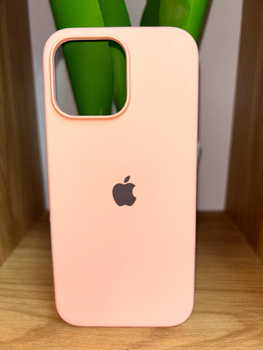 Case silicona gamuzado logo apple for iPhone 16 pro max