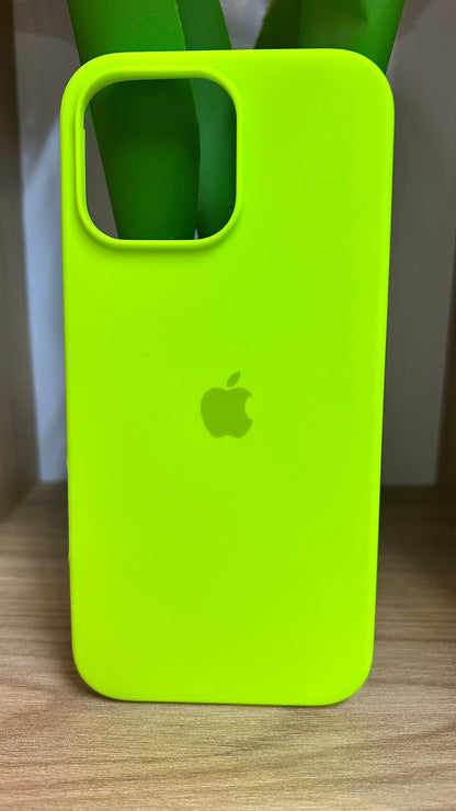 Case silicona gamuzado logo apple for iPhone 16 pro max