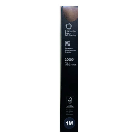 UNGREEN UNO Cable USB-C a USB-C PD 100W – 1 m