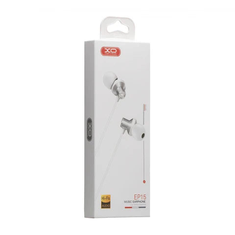 Auriculares In-Ear XO EP15 con Cable 3.5 | Hi-Fi Audio | Sonido Estéreo de Alta Fidelidad
