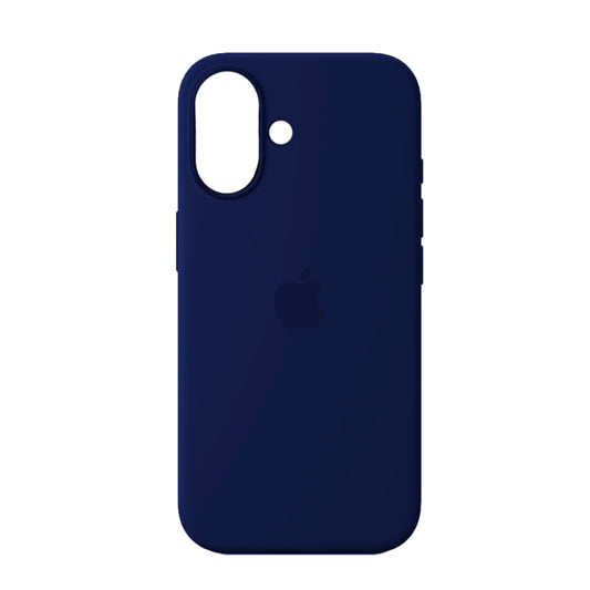 Case silicona gamuzado logo apple for iPhone 16 plus