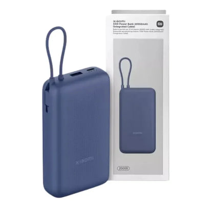 Xiaomi Power Bank 20000mAh | Carga Turbo 33W con Cable Incluido