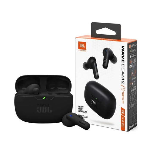 Audifonos JBL Wave Beam 2 | Cancelación Activa de Ruido | Llamadas Nítidas y Sonido JBL Pure Bass 40h
