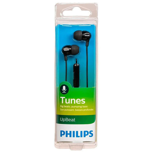 Audífonos Philips SHE3555 jack 3.5 UpBeat con Micrófono – Sonido Potente y Graves Profundos