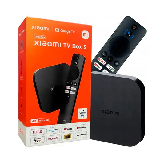 Xiaomi TV Box S 4K Ultra HD | Google TV + Control Remoto Inteligente por vox