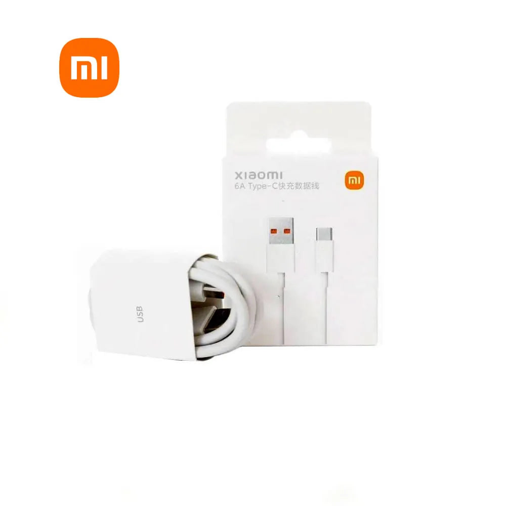 Cable Xiaomi Tipo-C 6A | Carga Rápida y Transferencia de Datos Ultra Rápida