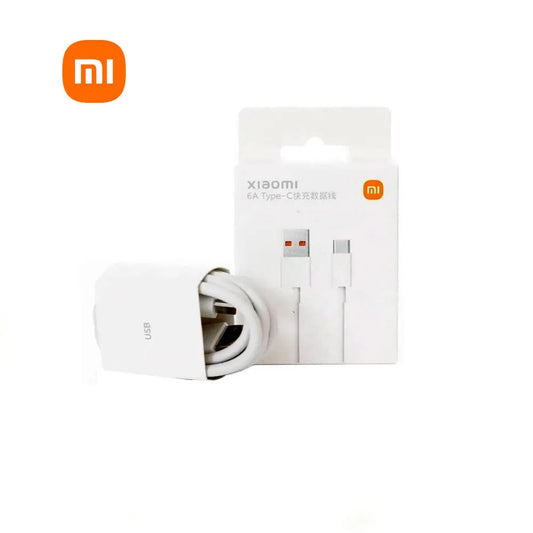 Cable Xiaomi Tipo-C 6A | Carga Rápida y Transferencia de Datos Ultra Rápida
