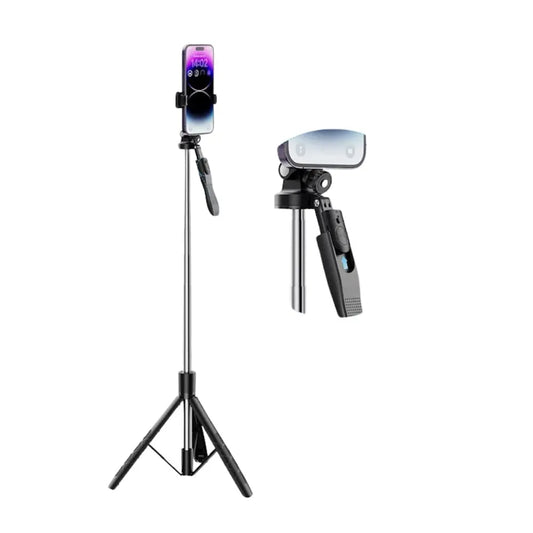 Palo Selfie 1.8 mt XO SS15 con Trípode y Control Remoto | Extensible y Rotación 360° | Compatible con iOS y Android
