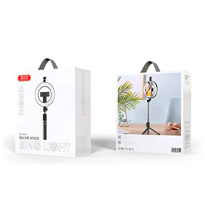 Aro de Luz con Trípode y Selfie Stick XO-ss12 con  control remoto