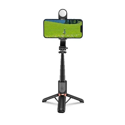 WiWU Mini Selfie Stick WI-SE011 -4 en 1 con Trípode, Luz LED y Control Remoto – Ideal para Fotos y Videos Profesionales