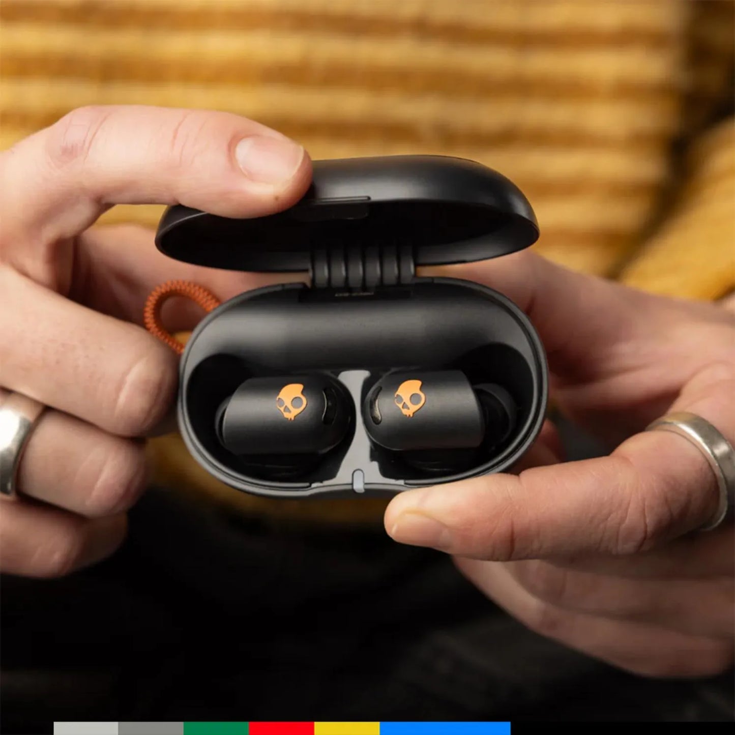 Skullcandy Sesh ANC Active – Audífonos Inalámbricos con Cancelación de Ruido, Impermeables IP67 y 48h de Batería